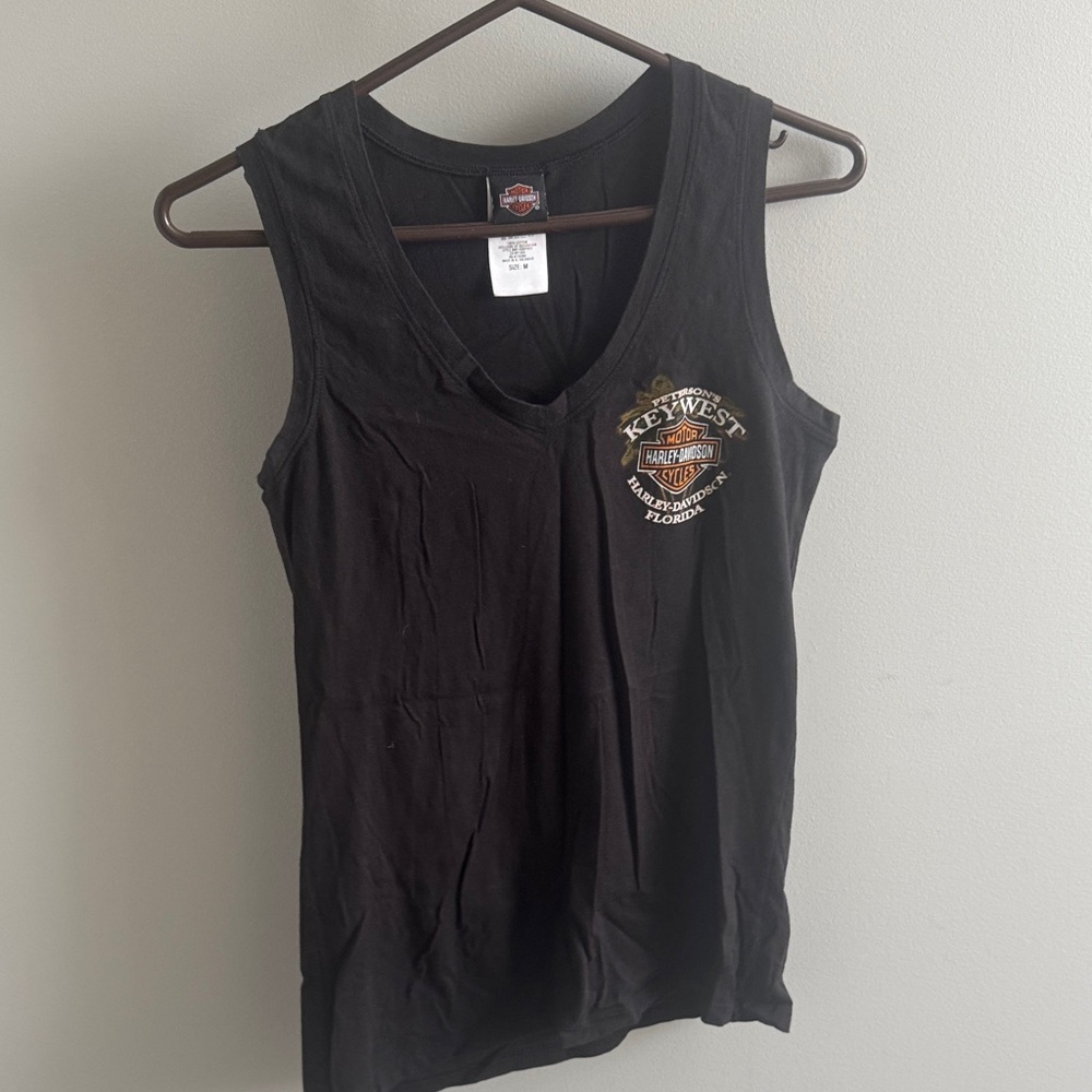 Harley-Davidson Black Tank Top with Logo